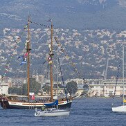 L'arrivée des bateaux
